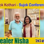 Healer Nisha with Ashok Kothari – ahmedabad pain clinic